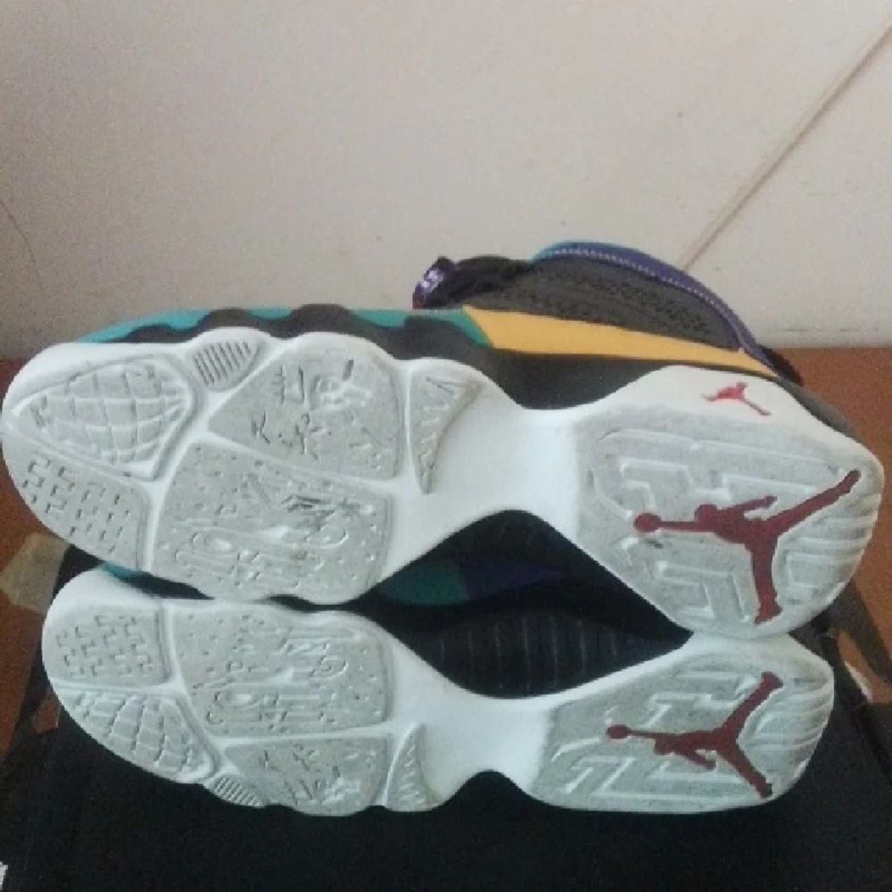 Kids Black and Blue Sneakers - Picture 6 of 7